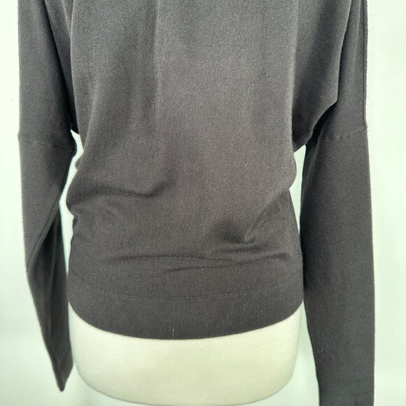 NWT Pilcro Anthropologie Womens M Turtleneck Pullover Sweater Long Sleeve Black - Picture 10 of 16
